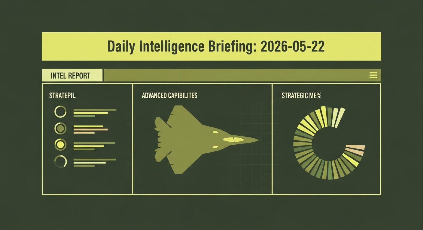 Daily Intelligence Briefing: 2026-05-22
